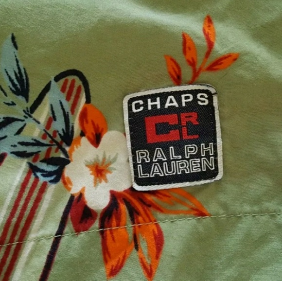 Chaps Ralph Lauren Surf Board Swim Trunks Size XL - Picture 3 of 4